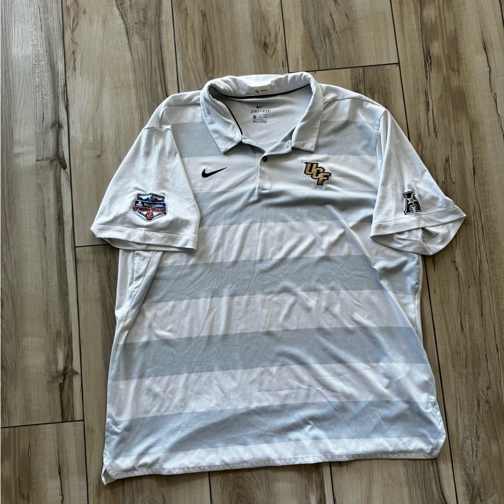 Men’s Nike DriFit UCF polo. Men’s size XXL. Fiesta Bowl team item.